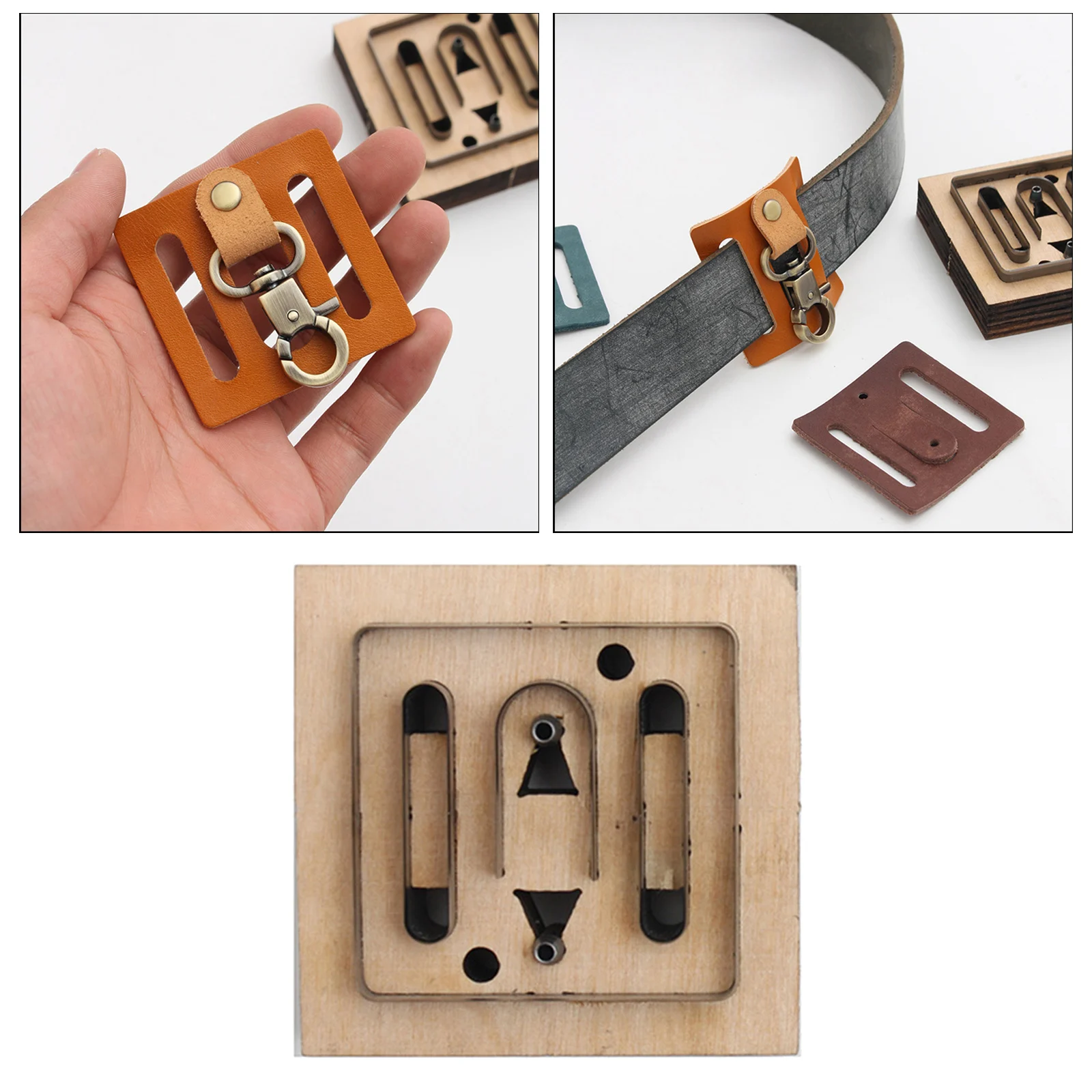Bracelet Wooden Mold Metal Cutting Dies Mold Leathercraft Tool DIY Making 