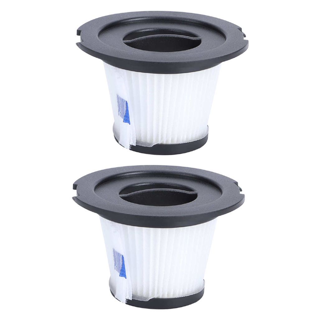 2pcs Filters For Dibea T6 C17 T1 Vacuum Cleaner Replacement Parts White+Black Home Cleaning Tool Accessories High Quailty