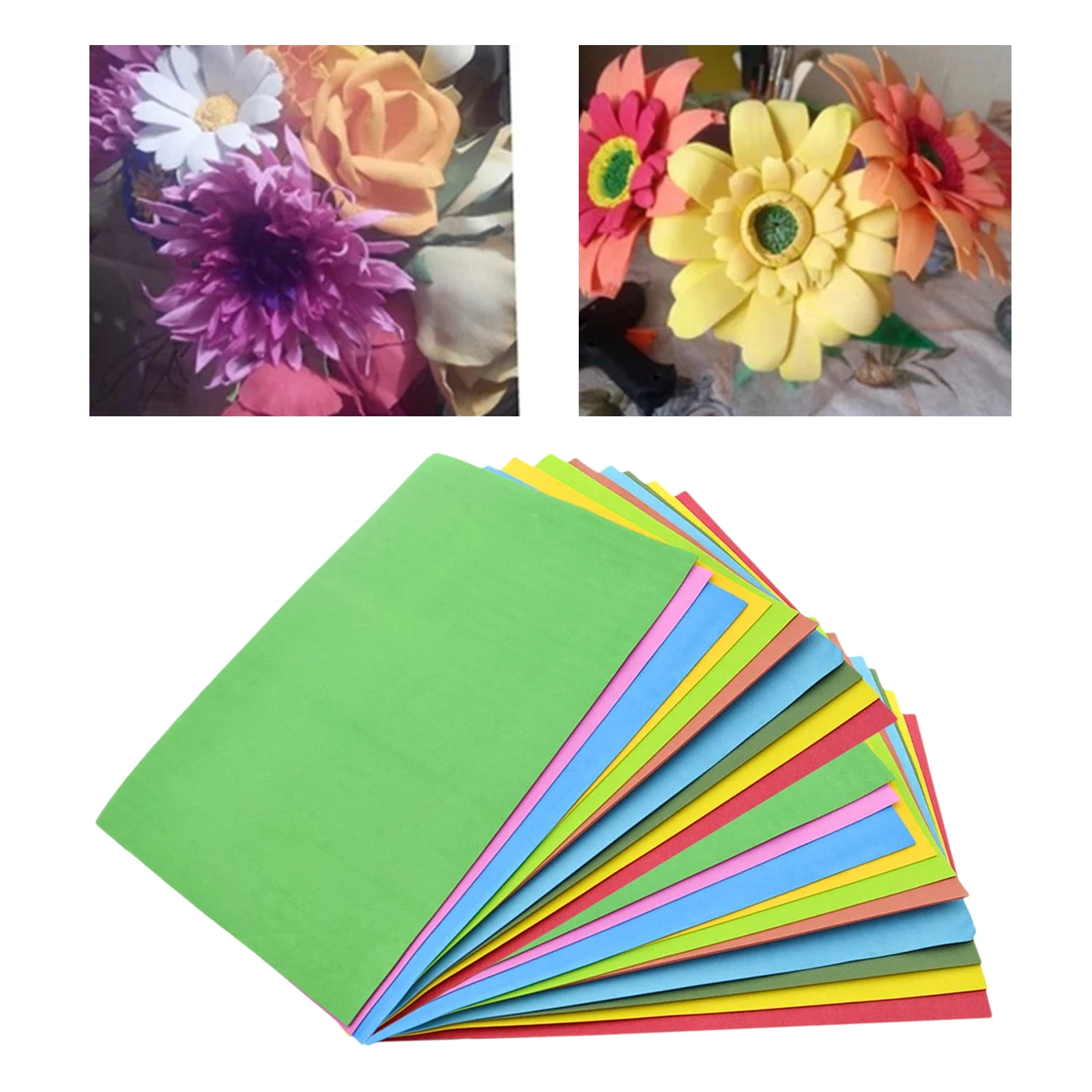 Foam Sponge Paper 50 Handicraft Sheets for Arts and Crafts for Kids Scrapbooking, Crafting Class Early Education