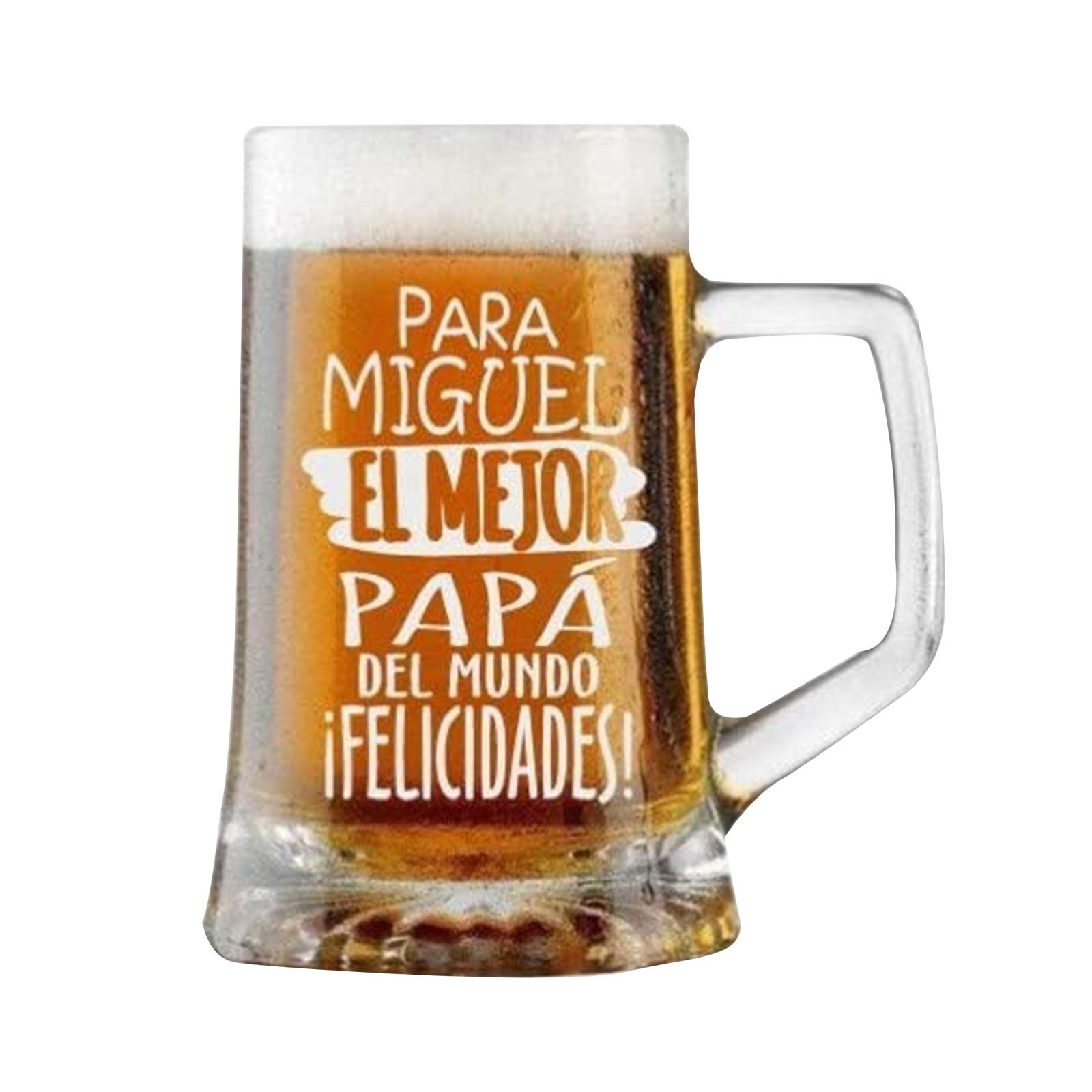 Taza de cerveza con estampado de letras, vaso de vidrio de 500ML, regalo  para el padre, la galaxia, taza para el Día del Padre, canecas chapadas,  taza de viaje|Decoraciones DIY de fiestas| -