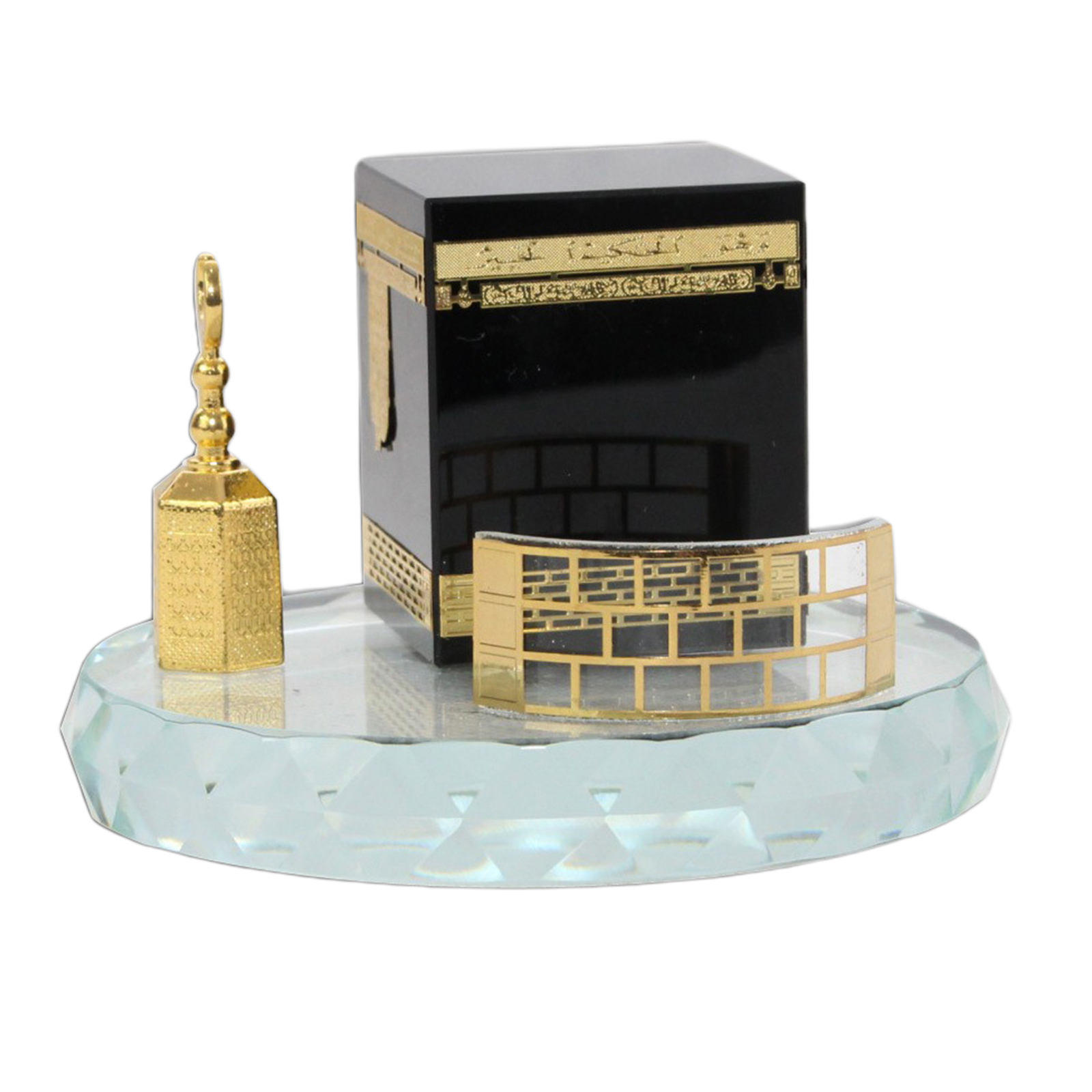 Muslim Crystal Architecture Building Miniature Model Home Desktop Decoration