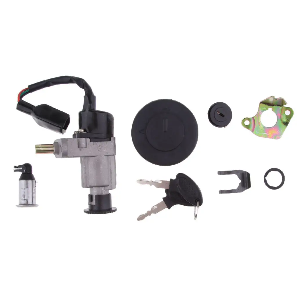 Ignition Starter Switch Replacement Set for B08 B09 Roketa Cayman Key Largo Taotao GT5