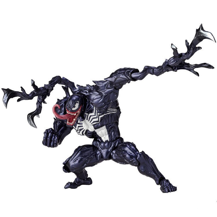Marvel-brinquedos do Homem-aranha Figuras de Ação Presente de Aniversário Brinquedo para Crianças Revoltech Venom Modelo Bonecas Colecionáveis No.003 2 Cheap Transformadortransformador Robô