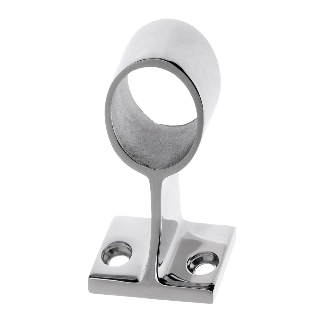 Boat Handrail Fitting Center Stanchion Marine Grade 316 Stainless Steel Corrosion resistant and durable Mirror polish