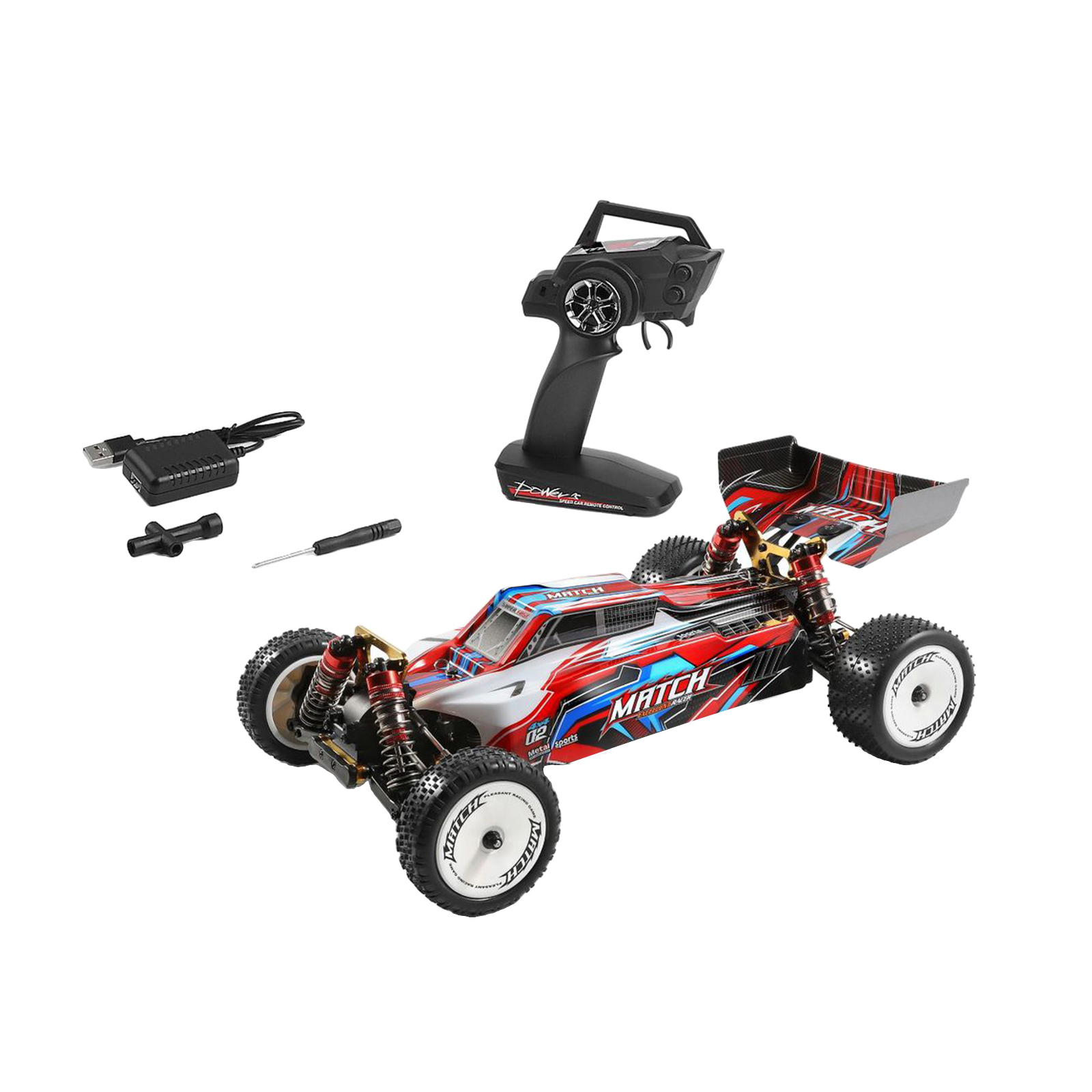 Wltoys 1/10 45km/h High Speed 2.4G 4WD Racing RC Car Off-Road  Car