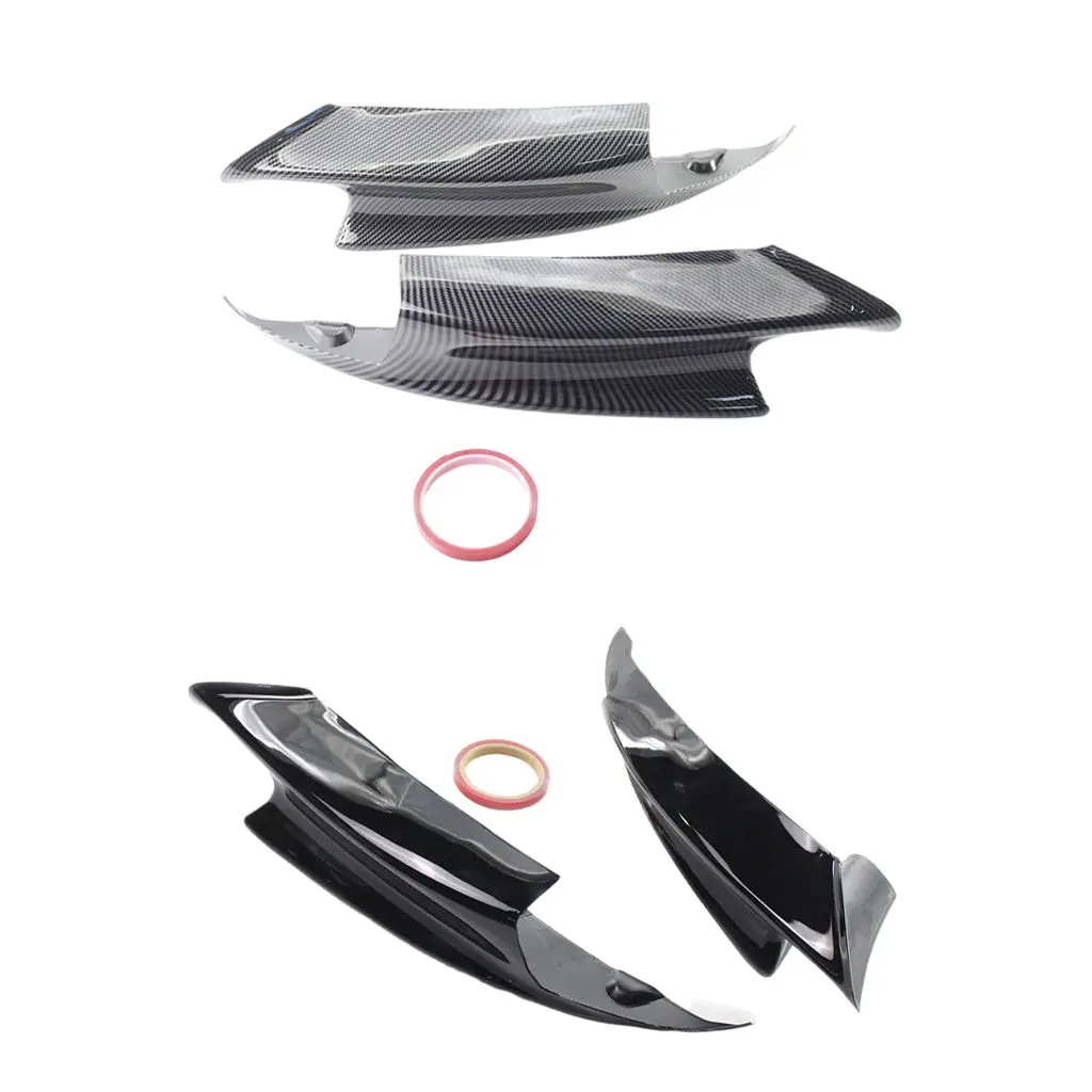 2Pcs Car Front Splitter Bumper Spoiler Lip Replacement for BMW E90 E92 E92 M3 2007-2012 Accessories