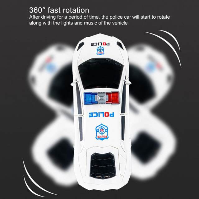 360 Graus De Deformação Elétrica Rotativa Carro De Brinquedo Com Música Luz Polícia  Carro Veículo Modelo Crianças Brinquedo Presente Natal - Trilhos Para Carros  E Bicicletas - AliExpress