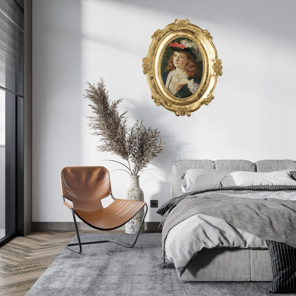 Photo Frame Resin Decoration Wall Mounted Classic Picture Holder for Dining Room Home Decor Movie Theater Porch Wedding