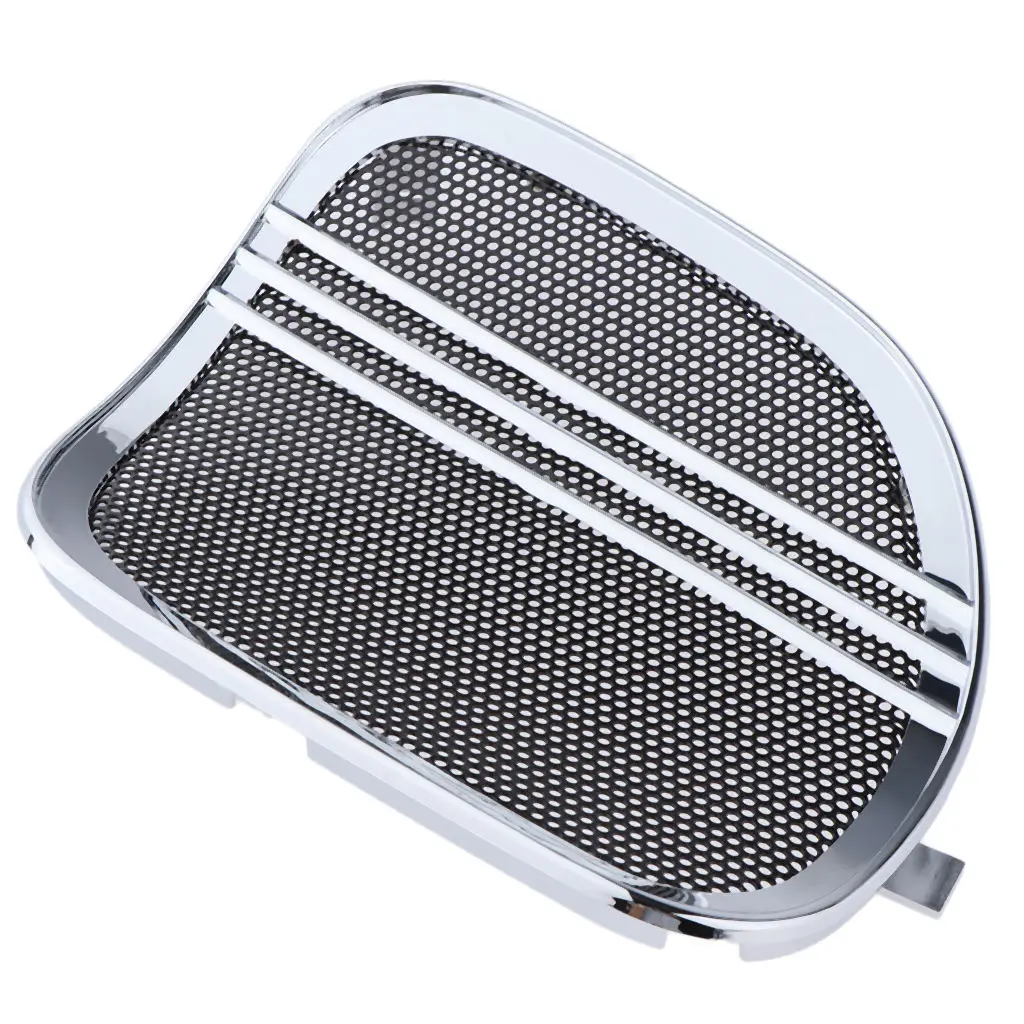 Tri-Line Speaker Grill Cover Trim for Harley Road Glide 2015-17 2018 Silver