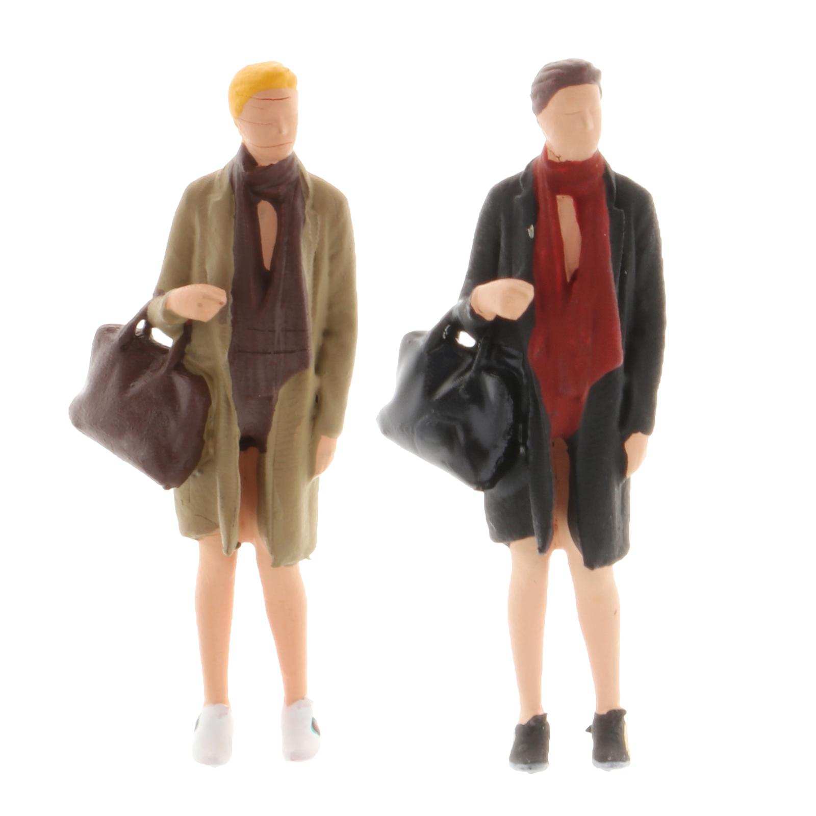 1pc 1:64 Diorama Painted Figure Resin Women Model Doll Park for Fire Wheel Desktop Decoration Accessories