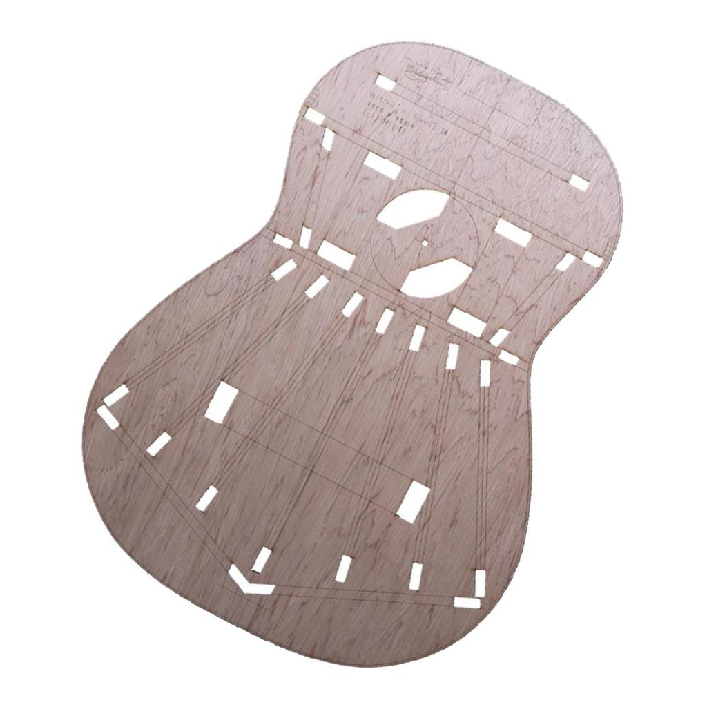Classical Guitar Layout Template for Torres 1 - Guitar Building