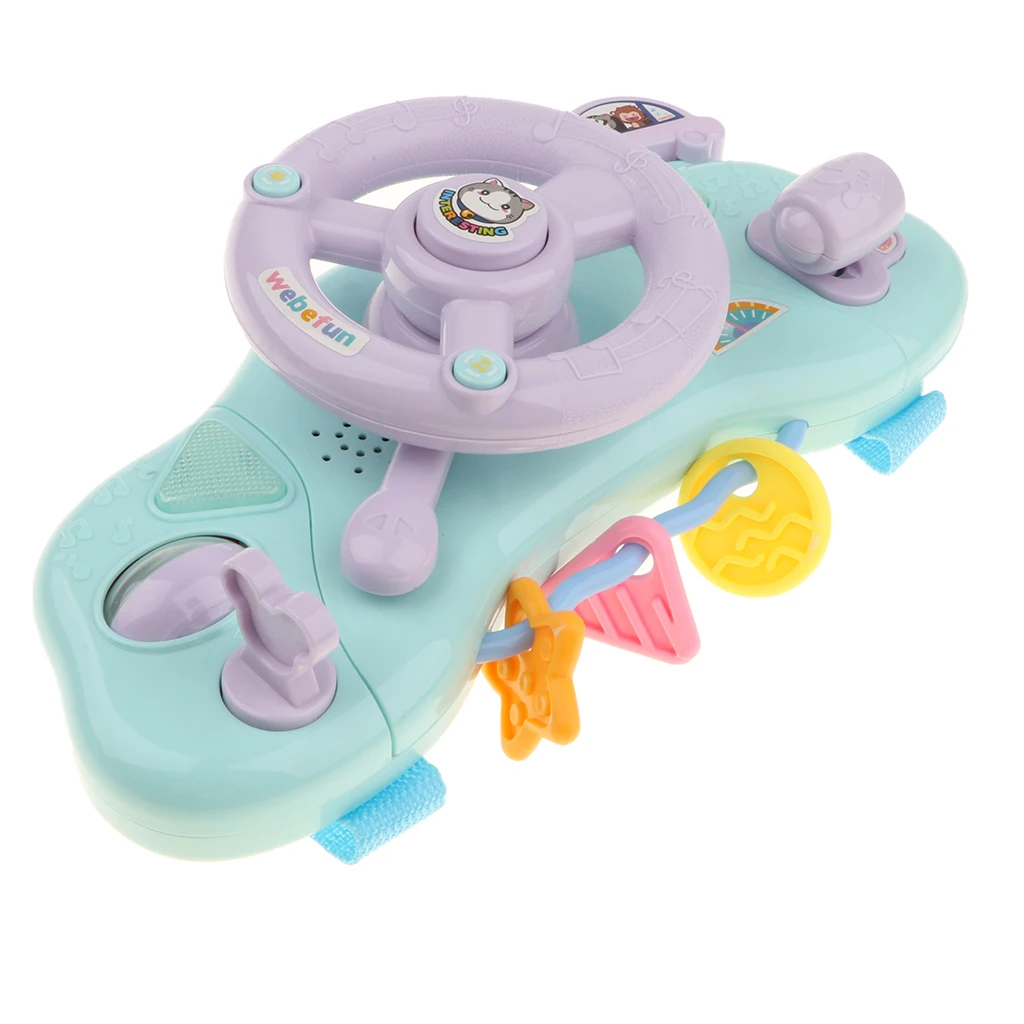 Toy Electronic Steering Wheel for Baby Child with Musical & Light