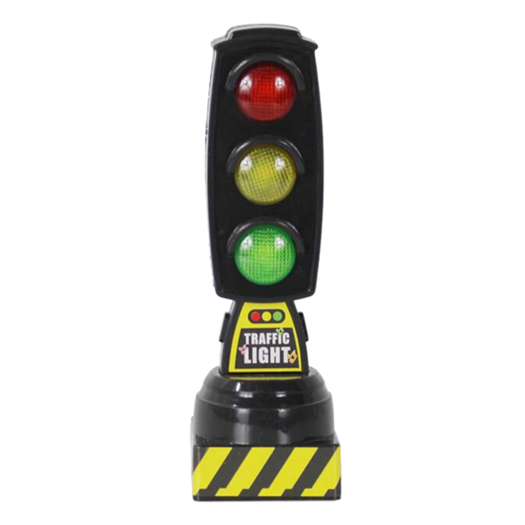 Mini Traffic Light Toy Model Signs Signal Education Toy Gift Age 3+ Black