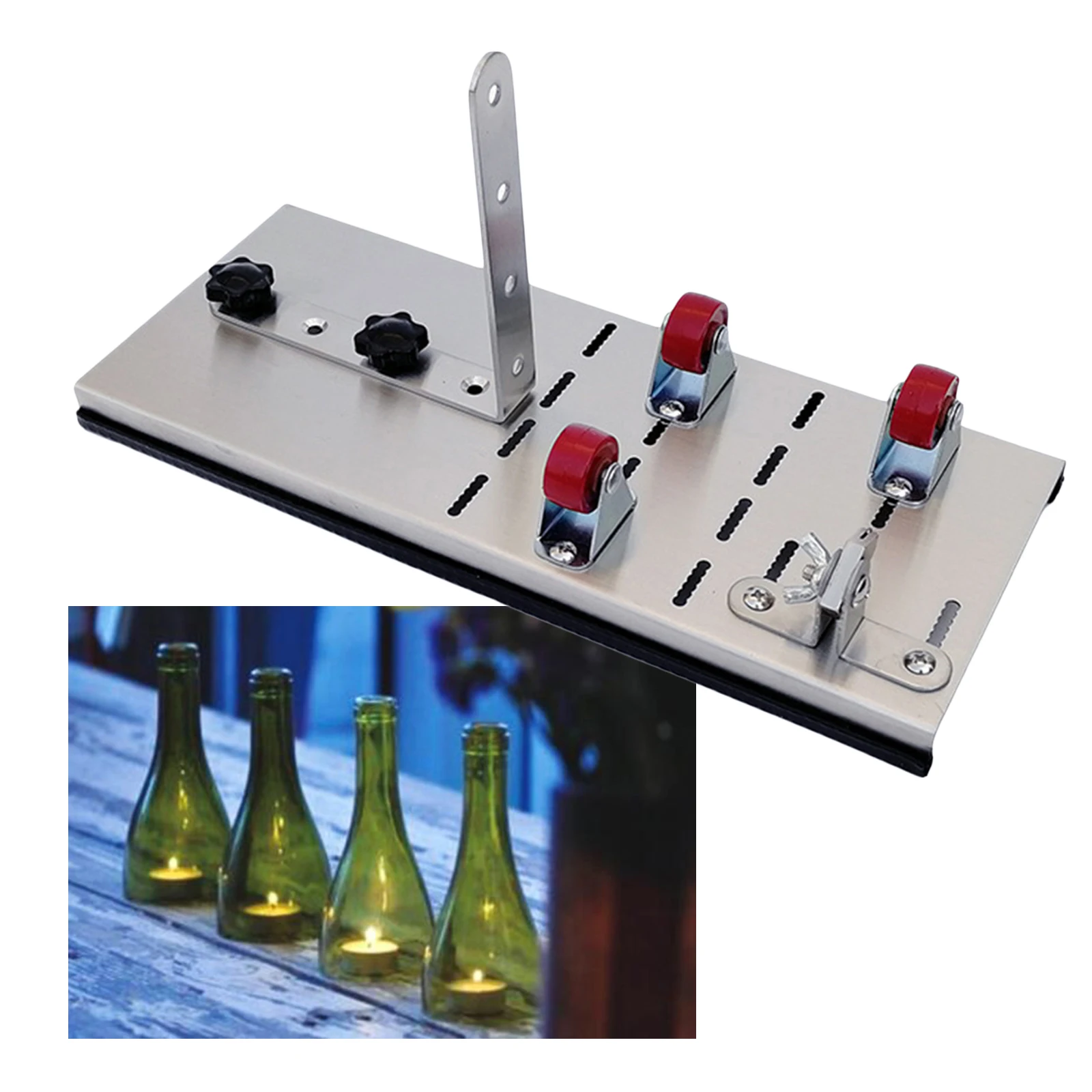 Professional Glass Bottle Cutter Adjustable Wine Cutting Tool for Home DIY Craft Liquor Recycle Wedding