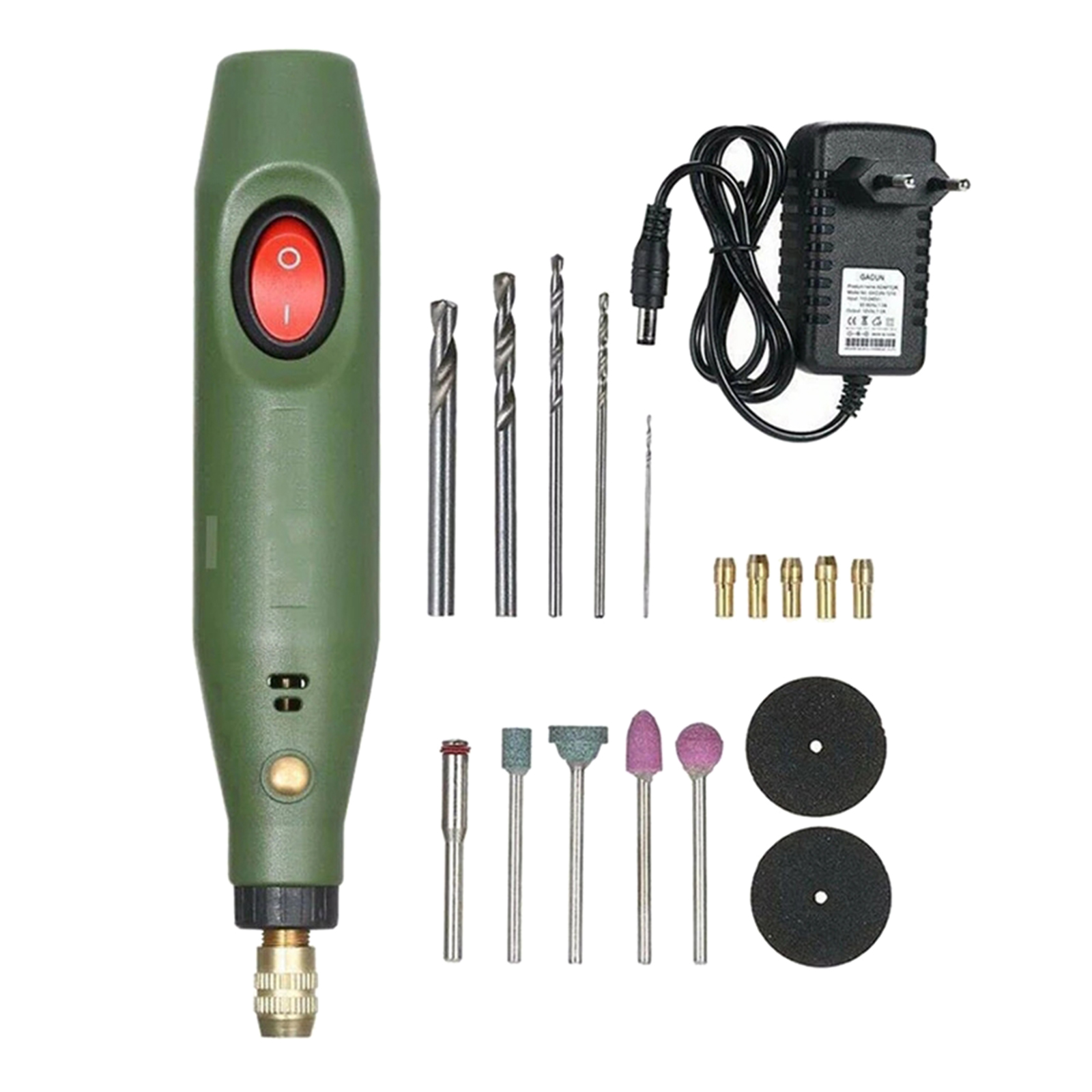 Mini Electric Rotary Tool Kit Grinding Pen for Polishing Cutting Cleaning Jewelry Making Epoxy Resin EU plug