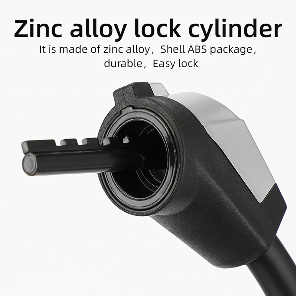 Bicycle Cable Lock Bike Security Anti-Theft Combination MTB Road Accessories 4 Digit Resettable Combination Code Lock