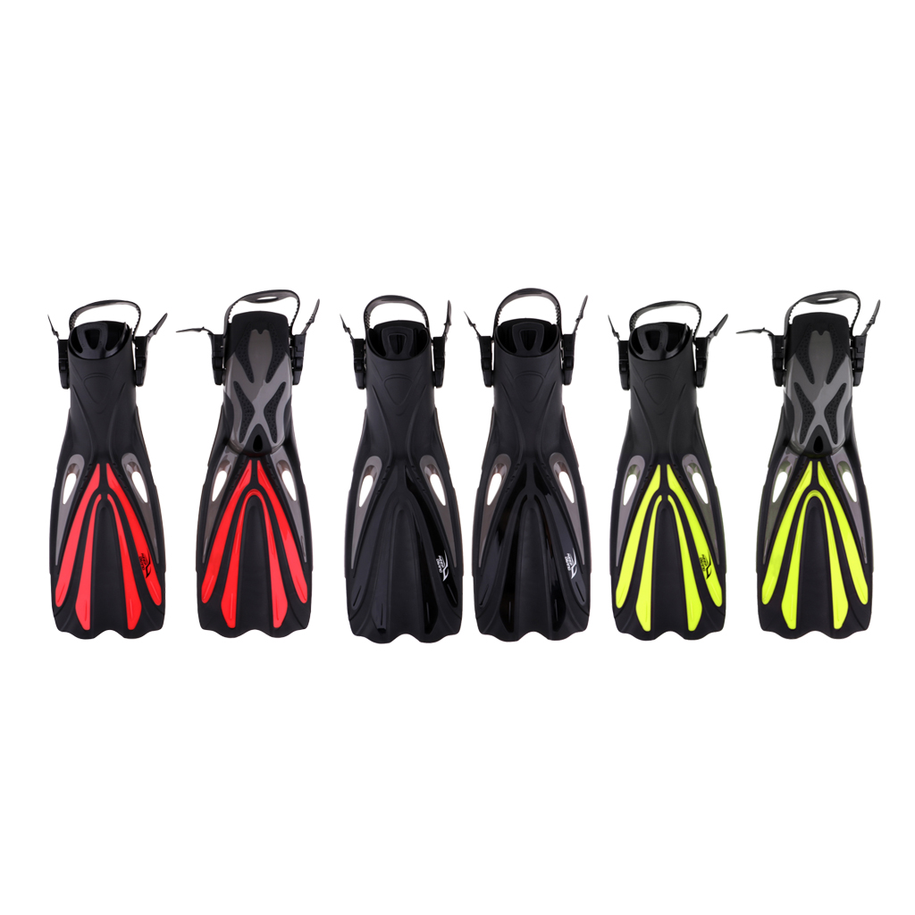 Adjustable Fins Training Scuba Diving Swimming Snorkeling Long 