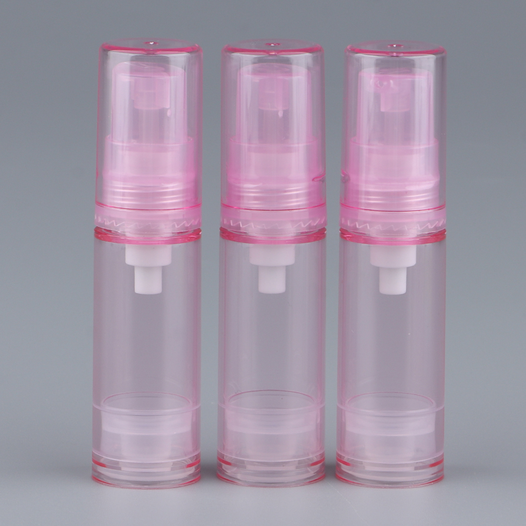 3pcs Empty Jars PET Airless Pump Bottles Refillable Serum Cosmatics Containers,Durable,Lightweight,Leak Proof & Shockproof