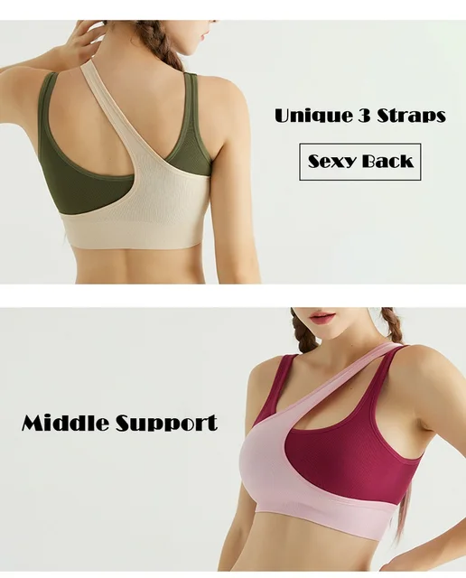 Cloud Hide HOT Women Sports Bra Sexy Yoga Tank Crop Top Underwear Push Up  Bras Athletic