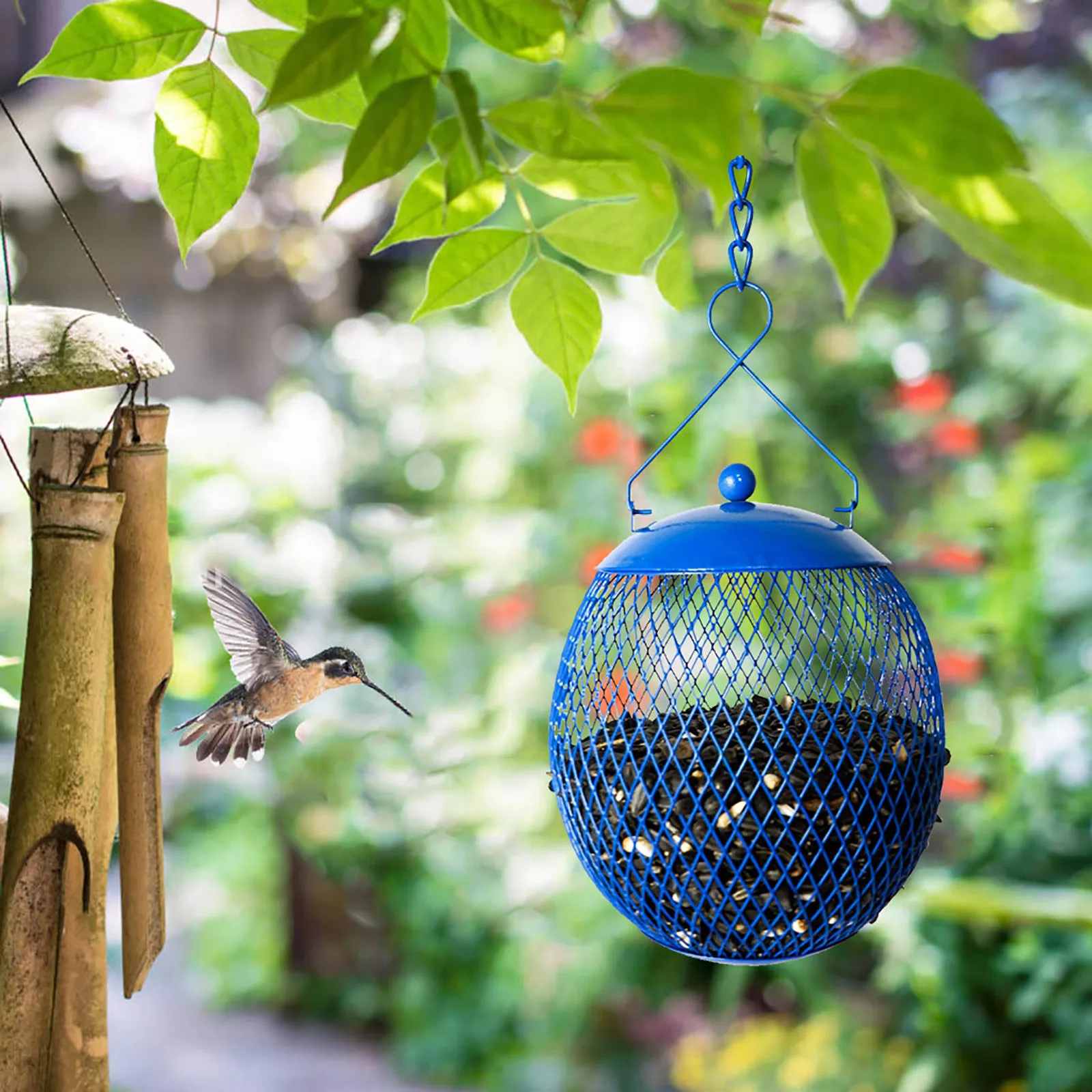 Courtyard Feeder bird cages Berrie Hummingbird bird feeder cage Garden bowls and bowls Villa Balcony bird feeder camera