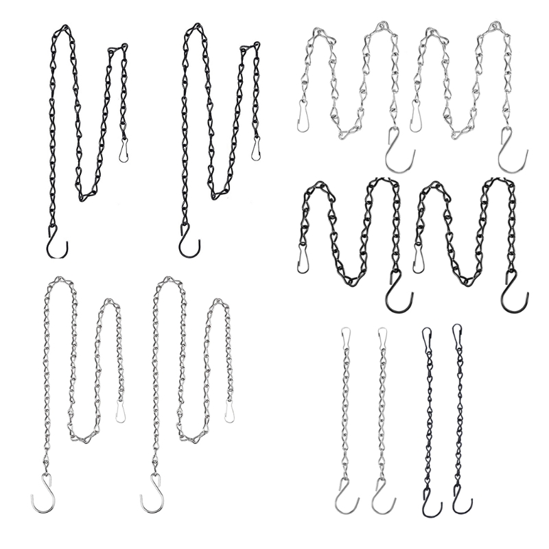 Description Picture 2 of item2pcs Hanging Chains for Flower Pot Basket Bird Feeders Planters Lantern Ornament