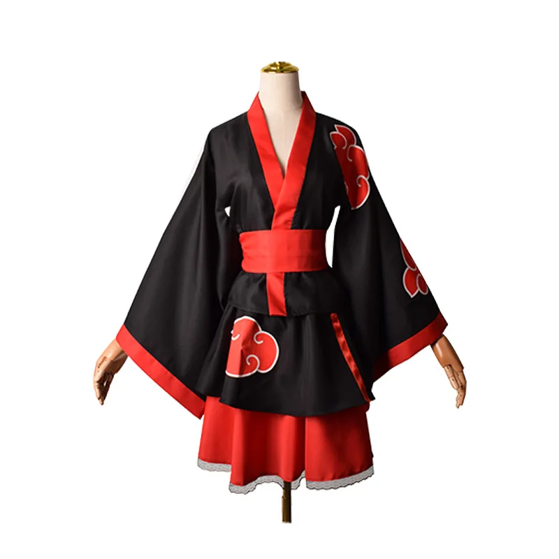 Kimono japonés para adultos y niños, disfraz con estampado de nube Akatsuki,  Uchiha Sasuke, Hyuga, Hinata, Lolita, para Halloween - AliExpress Novedad y  uso especial