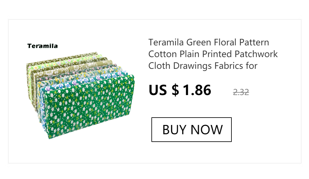 Teramila Grid Pattern Navy Blue Floral Plain Cotton Printed Patchwork Cloth Fabric for Art Sewing DIY Handmade Crafts Needlework