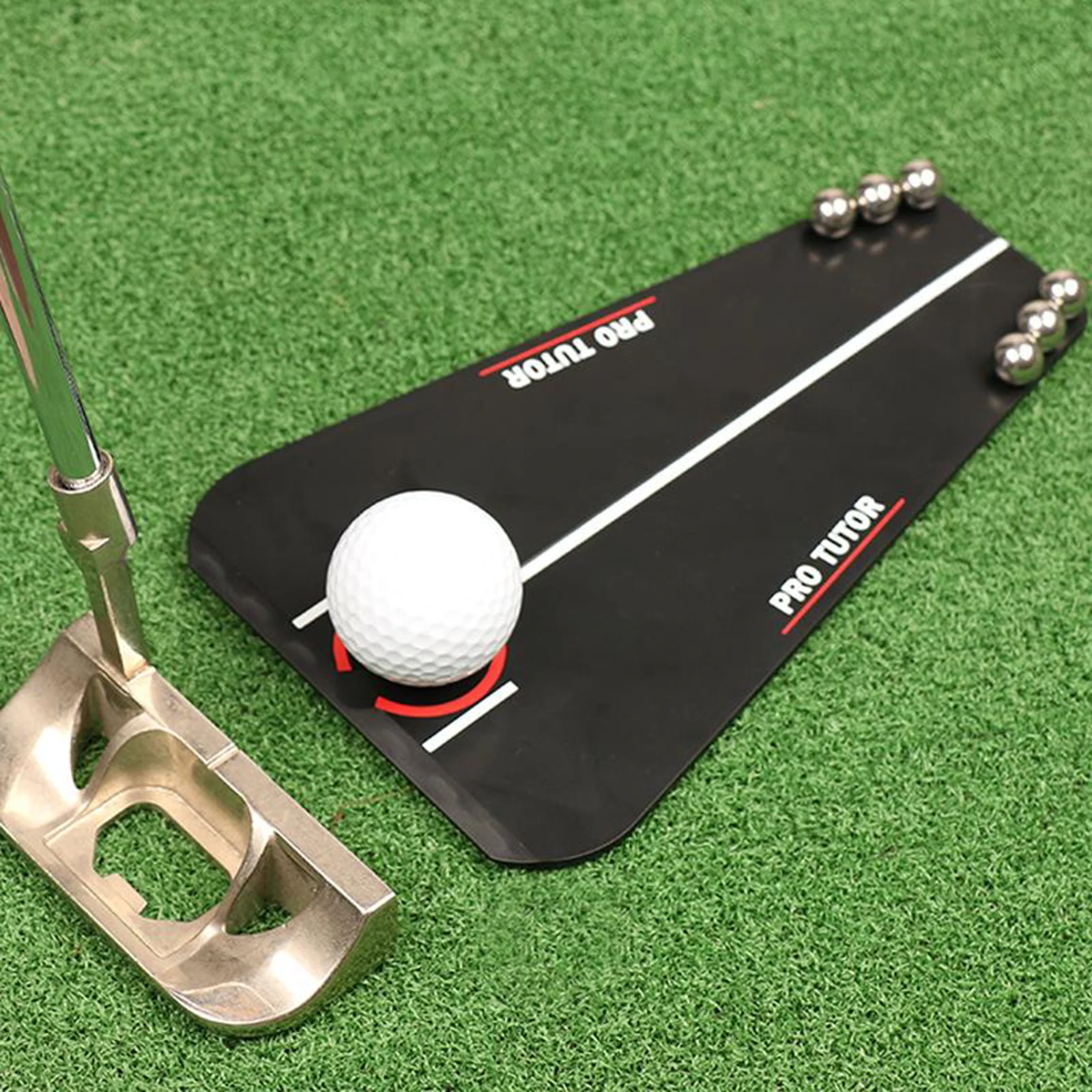 Portable Golf Putting Training Aid Alignment Swing Trainer Golf Swing Straight Practice Eye Line Golf Accessories