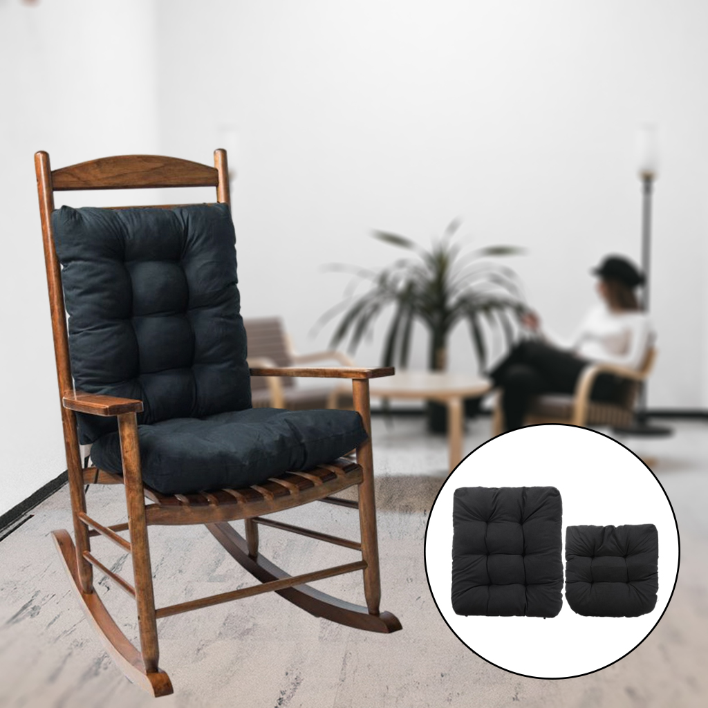 Solid Color Cushion Soft Comfortable Rocking Chair Seat Cushions Reclining Chair Cushion Seat and Back Cushions