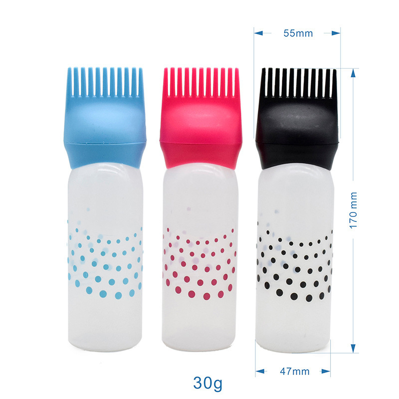 Description Picture 5 of item50oz Empty Hair Dye Applicator Brush Bottle Hair Colouring Dispensing Comb