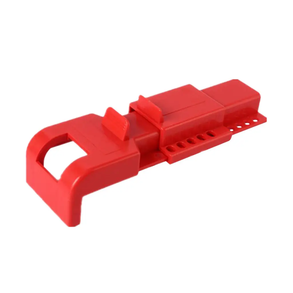 Polypropylene PP Butterly Valve Safety Valve Lockout Device, Red, 8-45mm