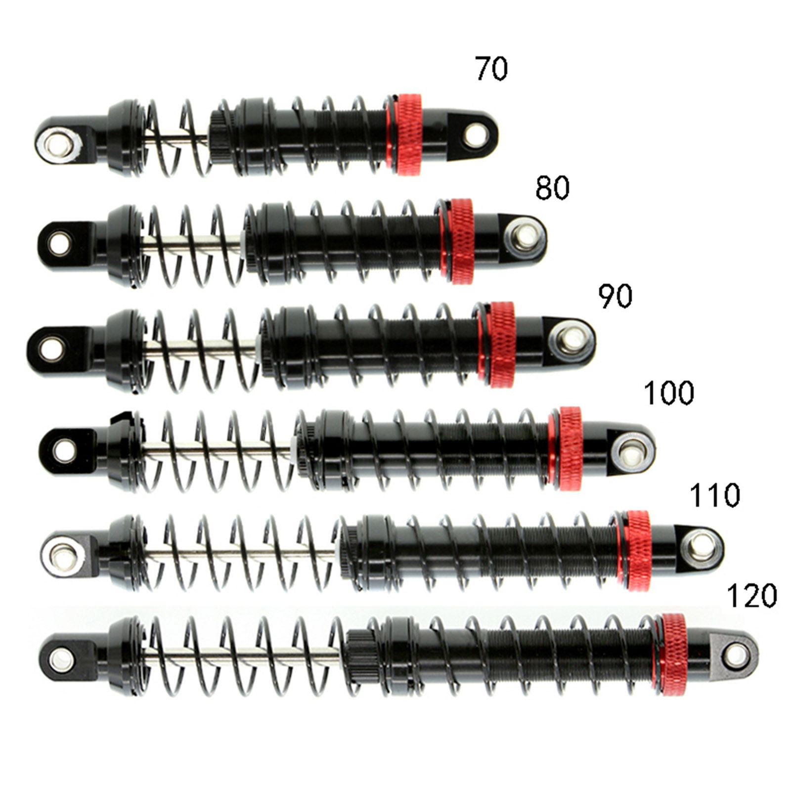 1: Scale RC Car Shock Absorber for 1/10 SCX10 Parts RC Car Spare Parts