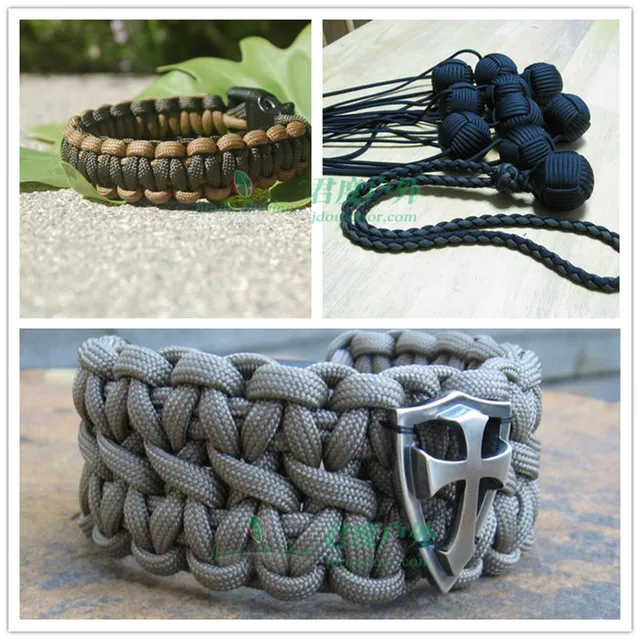550 Paracord Survival Bracelet  Paracord Accessories Military - Military  550 - Aliexpress
