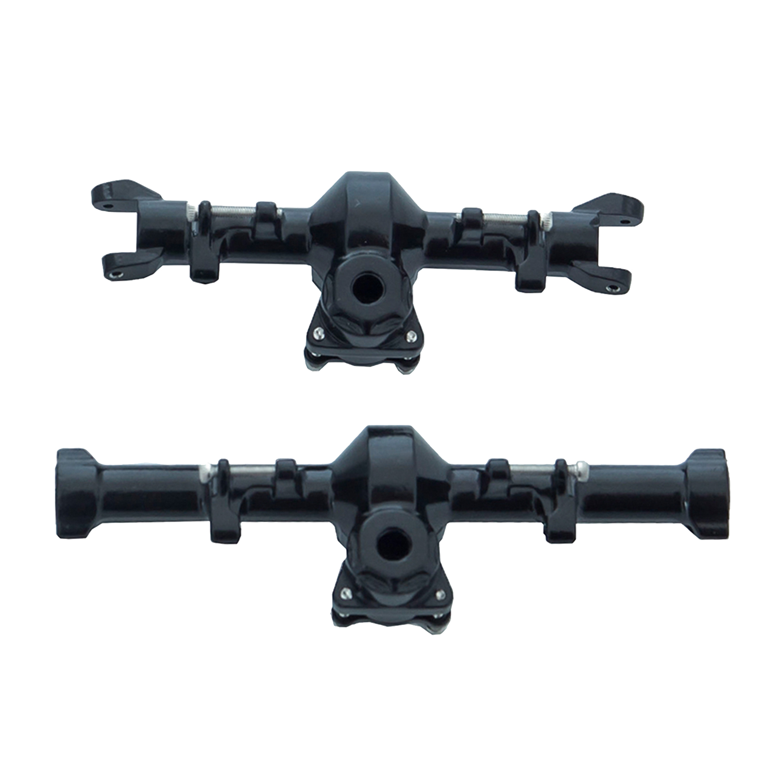 Aluminum Alloy Front and Rear Axle Housing Set for Axial SCX24 90081 1/24 RC Crawler Car Upgrades Parts Accessories