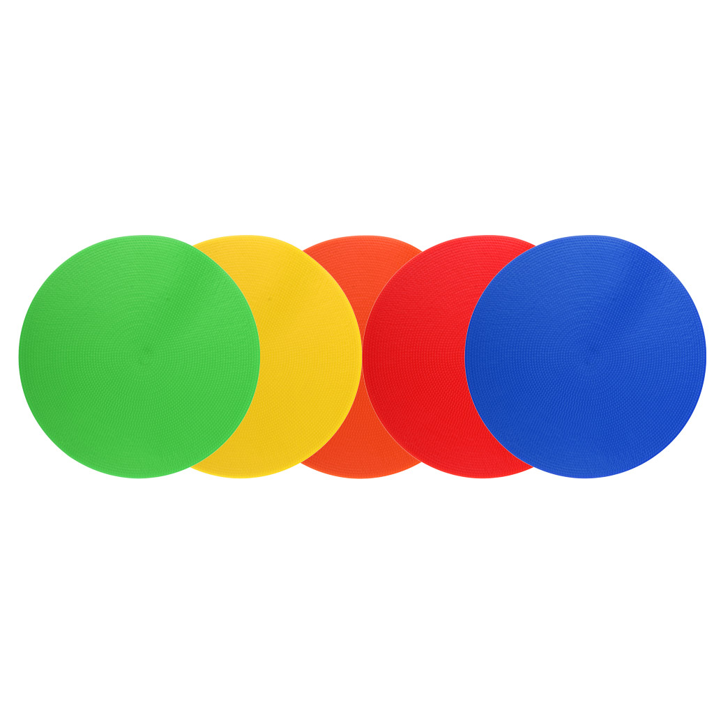 5PCS Round Spot Markers Anti  Skid Landmarks Track Field Equipment