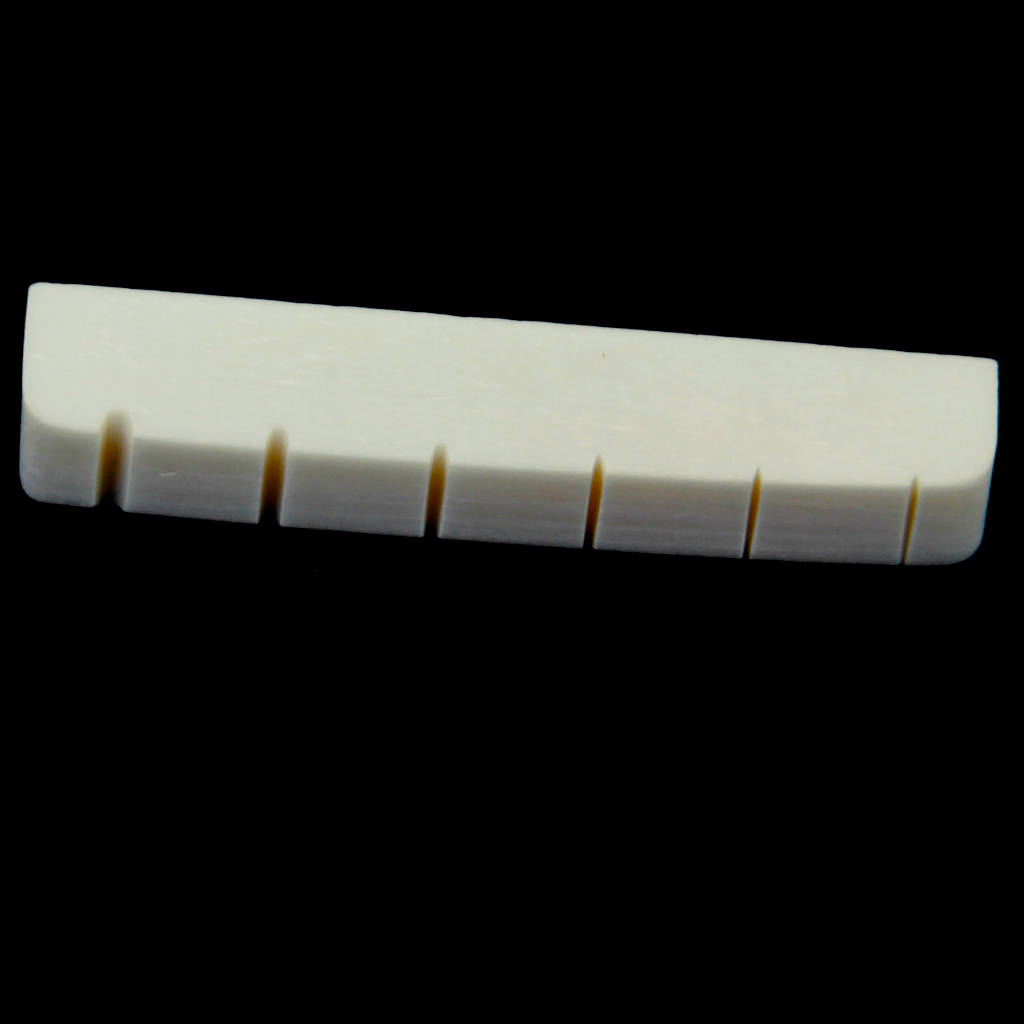 Set of 6 43mm Bridge Natural Bone Nut for  Guitars Bass Accessories Kit