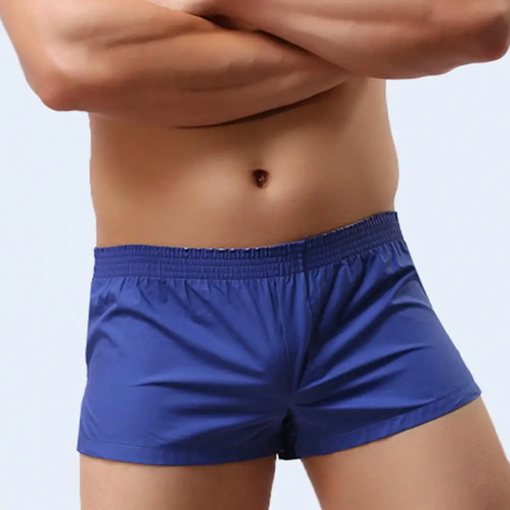 best boxer briefs for men Soutong Men Skin-friendly Underpants Breathable Cotton Blend Elastic Waistband Boxer Brief for Gym Sports boxer briefs