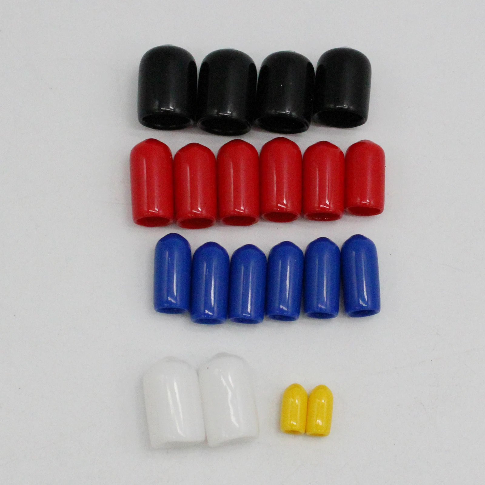 20pcs PVC Vacuum Cap Assortment 1/8in 3/16in 1/4in 3/8in 5/16in Set Kit For Chevy Car Accessories Hoses & Clamps