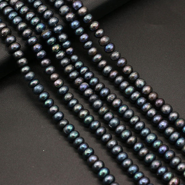 Generic Perles noires brillantes pour la fabrication de bijoux à prix pas  cher