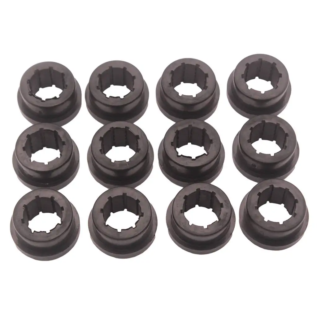 12x Black Bushings For Skunk2 EG EK DC Lower Control Arm & Rear Camber Kit