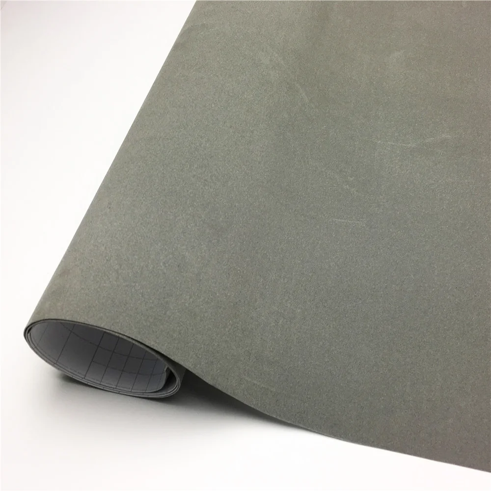 Premium Quality Velvet Suede Fabric Vinyl Car Wrap Sticker Self Adhesive Film For Car Styling