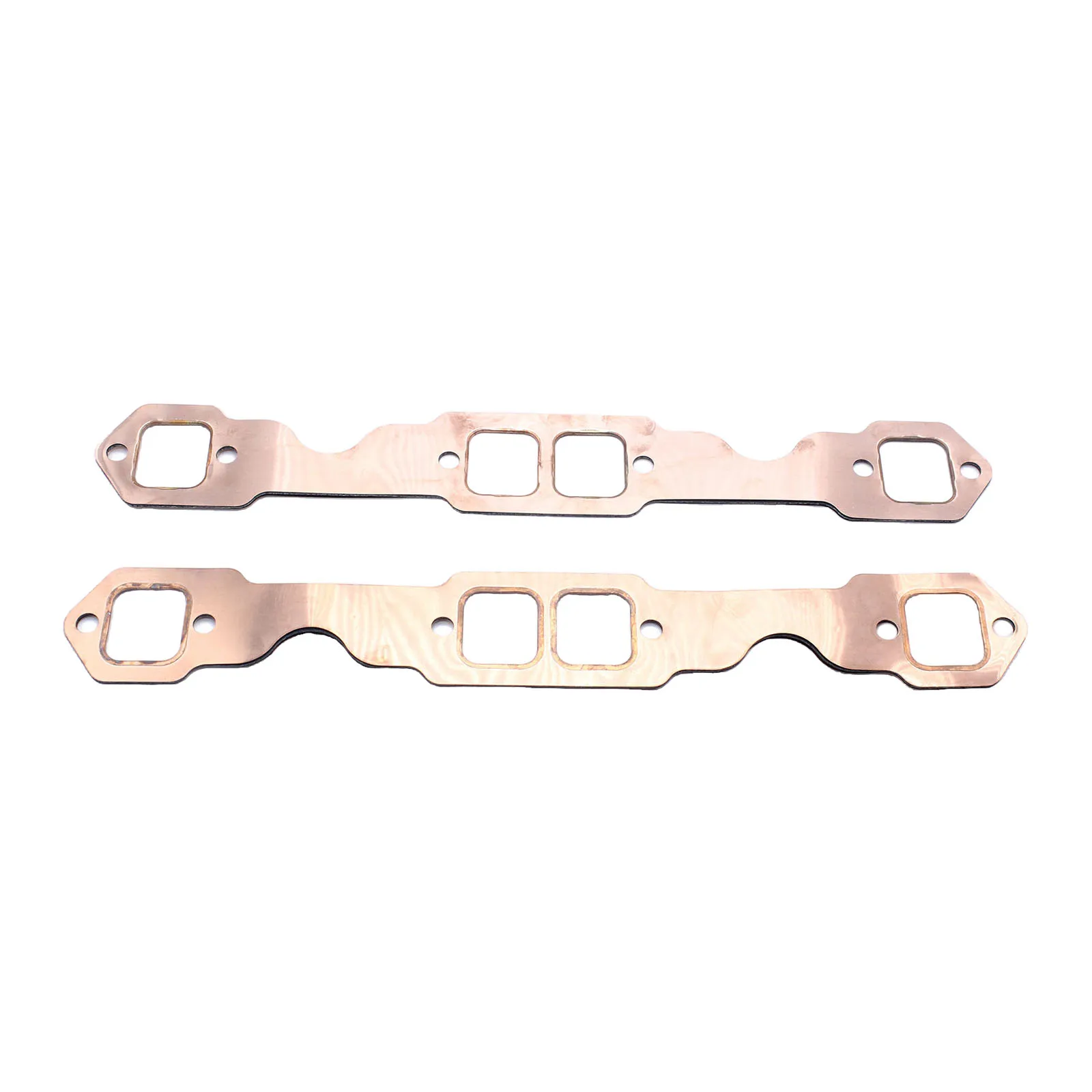 SBC Oval Port Copper Header Exhaust Gasket Seal For Chevy SB 327 305 350 383 Exhaust Manifold Gasket Set
