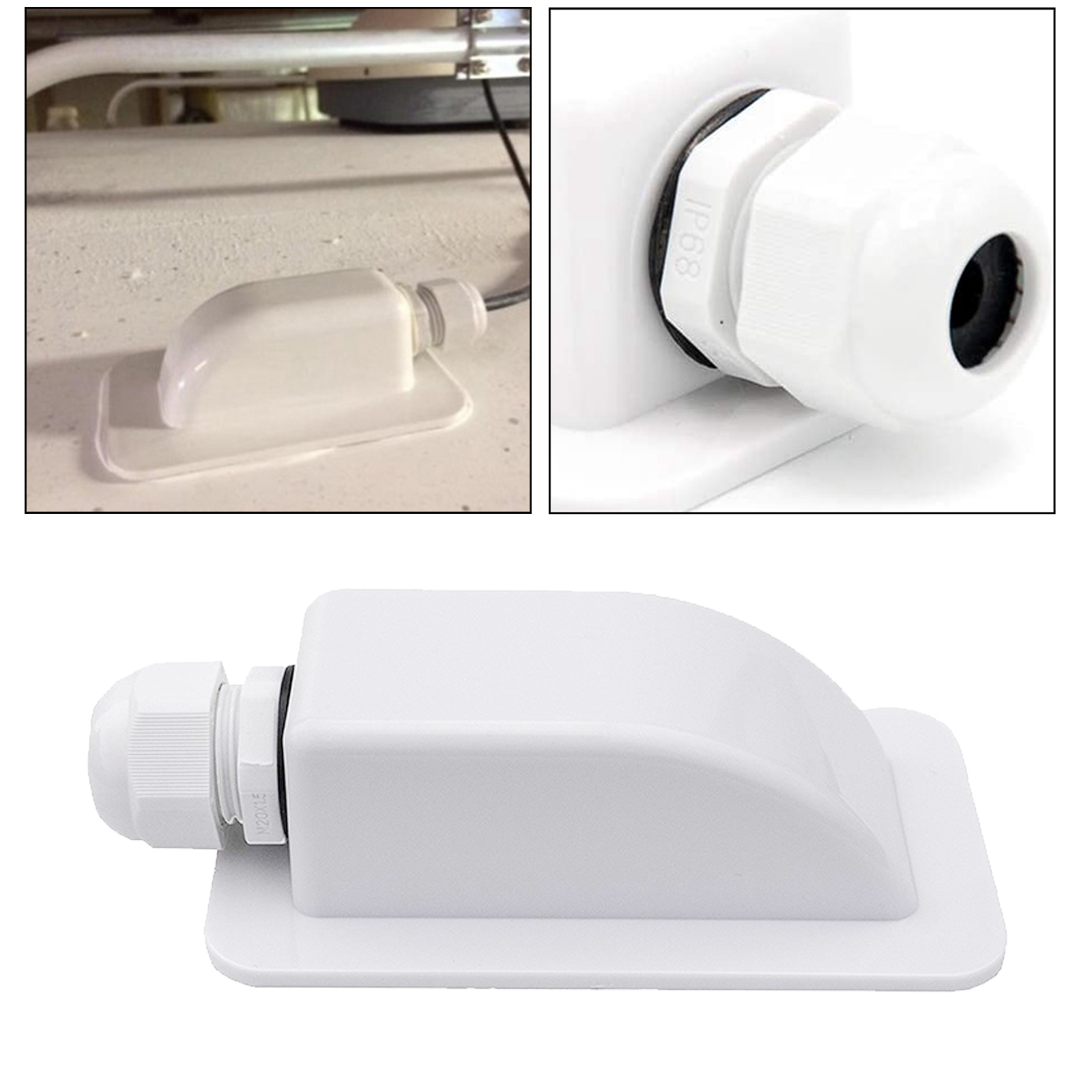 Waterproof Single Cable Entry Gland for Solar Panels/ Motorhomes / Boats