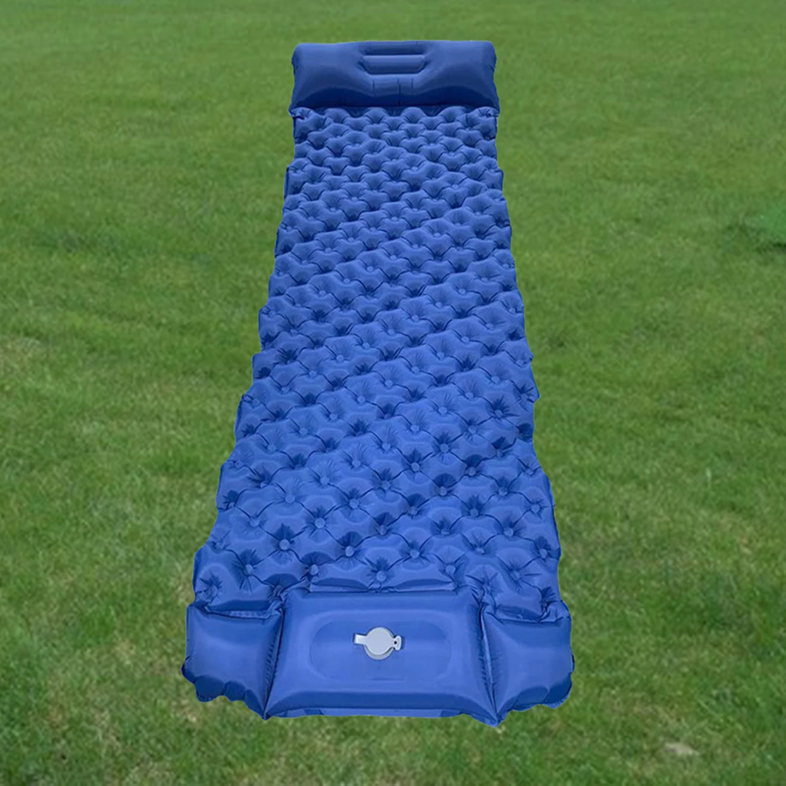 Outdoor Inflatable Sleeping Pad Inflatable Air Cushion Camping Mat with Pillow Air Mattress Sleeping Cushion Inflatable Sofa