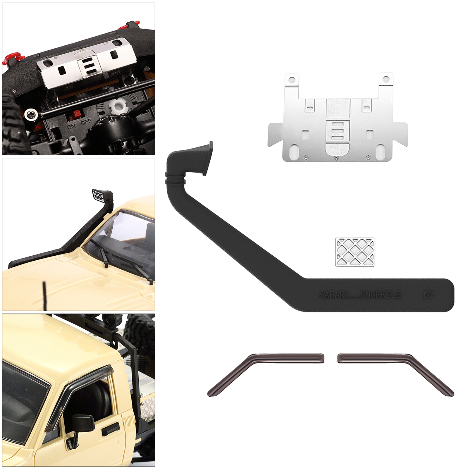 Accessories DIY Upgrades Parts Kit for WPL C14 C24 1/16 RC Truck Crawler