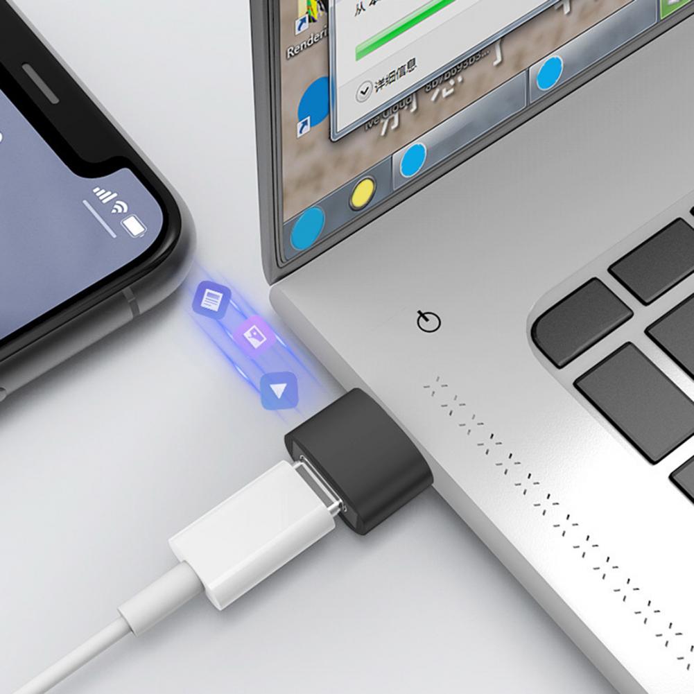 Переходник USB/Type-C OTG из алюминиевого сплава с поддержкой быстрой  зарядки для ноутбуков, ПК, компьютеров | AliExpress