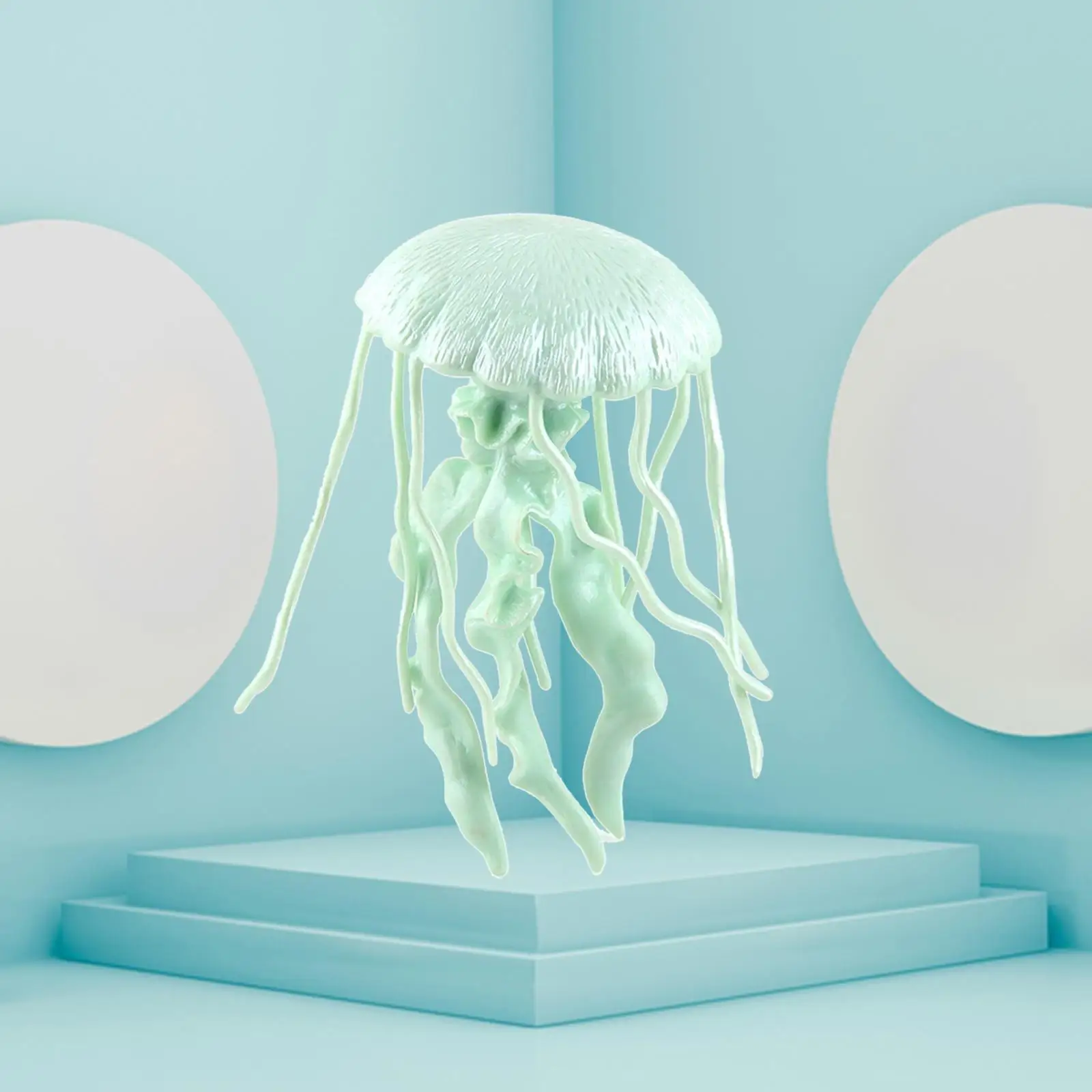 PVC Jellyfish Model Sea Creatures Model Figurine Science Toys Early Education Cognition Gift Simulation Model Simulated Birthday