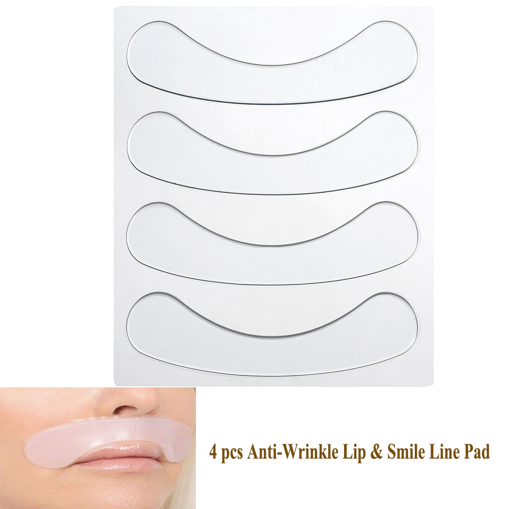 Best of 4Pcs Anti-Wrinkle Lip & Smile Line Pad Reusable Silicone Gel Anti-Aging Collagen Facial Lifting Patch Prevent Nasolabial Wrinkle Reviews & Tips