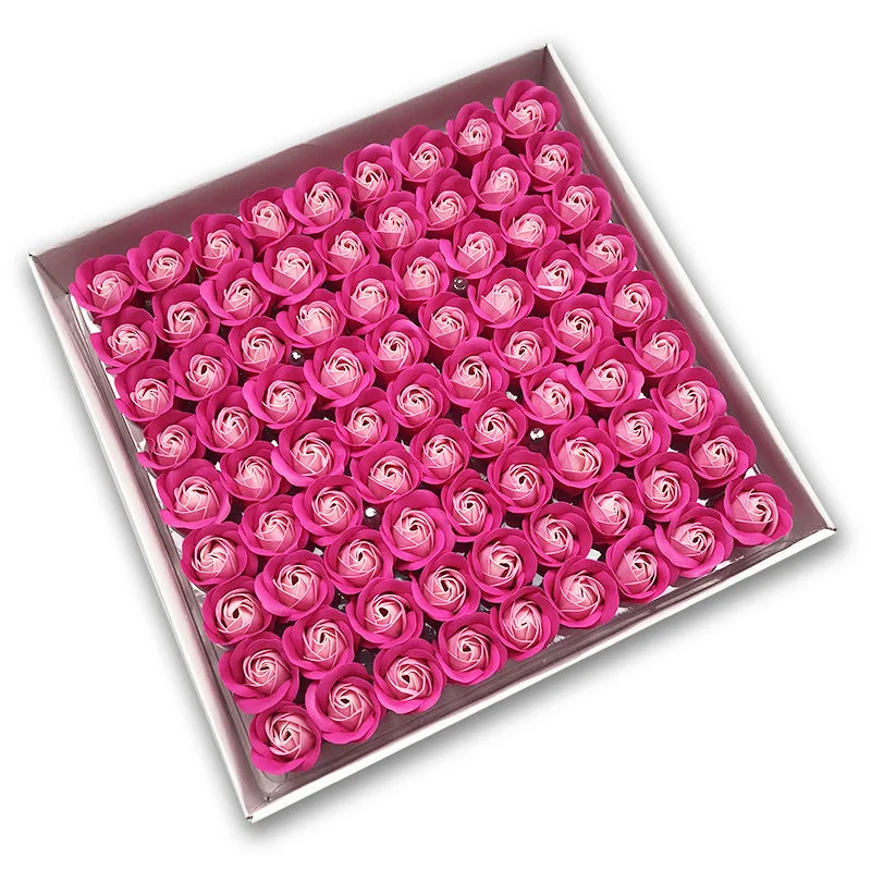 81 pçs flor artificial rosa cabeça de