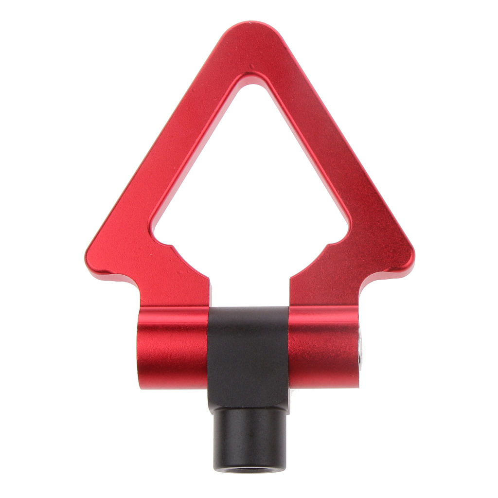 Red Racing Tow Towing Hook Screw On For  European Car Auto Trailer
